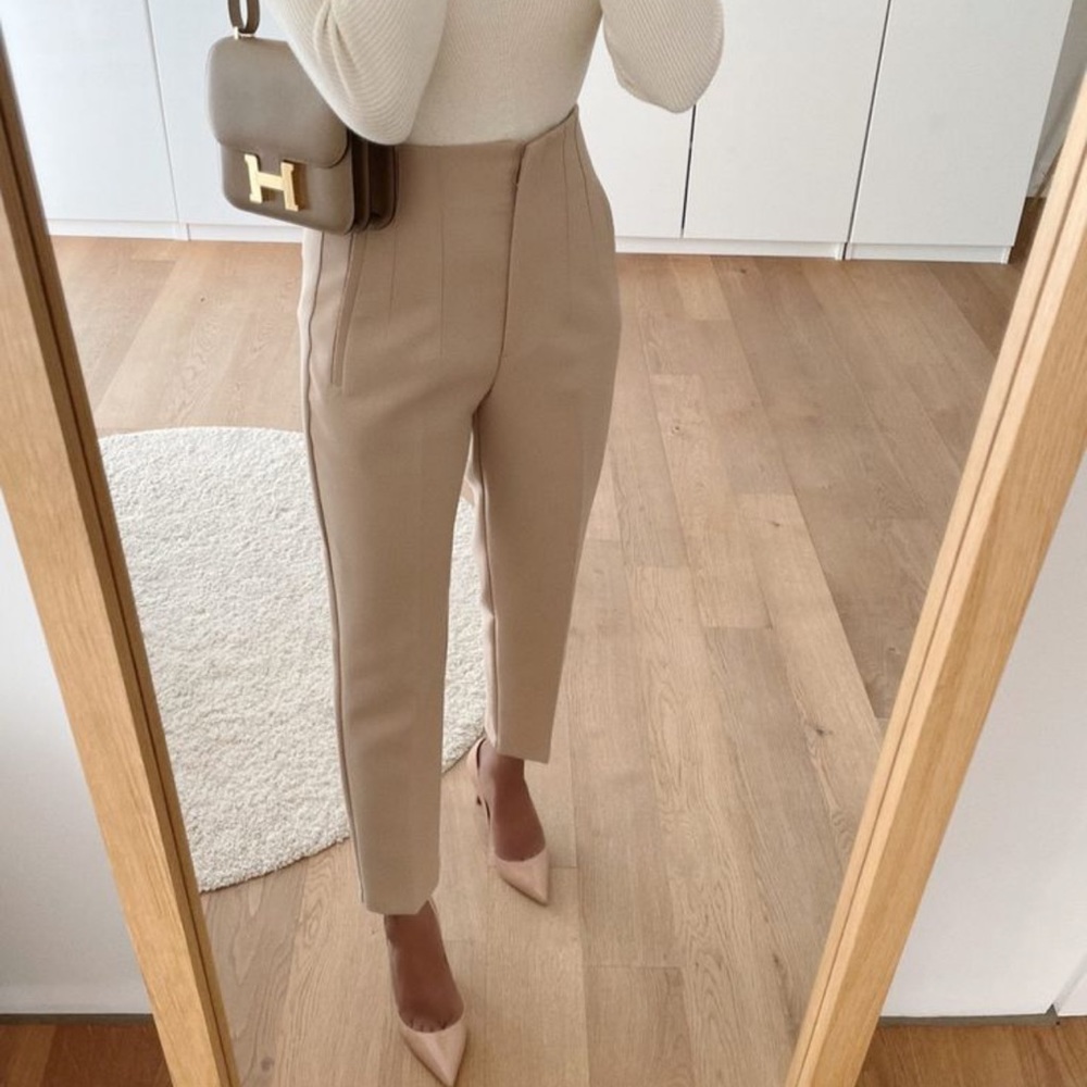 NWOT Zara High Waist Pants